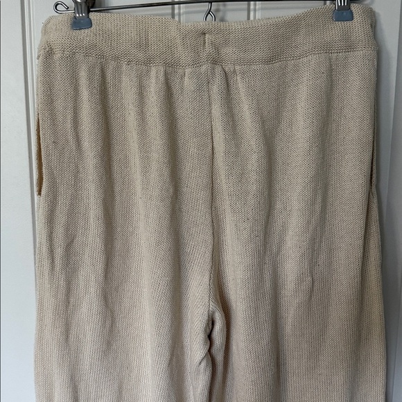 Free People Beach - Living In This Sweater Set PANTS ONLY - Cream - Size Small - Picture 9 of 10